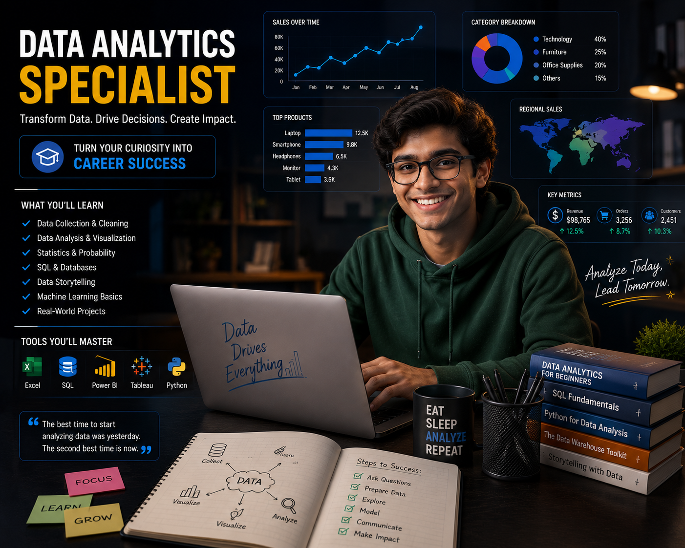 Data Science with Python course artwork